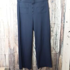 HALARA Dark Blue Wide Leg Women's Pants